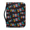 DNA Strands Pattern Print Leather Bible Cover