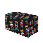 DNA Strands Pattern Print Leather Tissue Box Cover