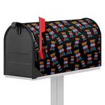 DNA Strands Pattern Print Mailbox Cover