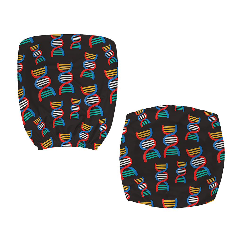 DNA Strands Pattern Print Office Chair Cover