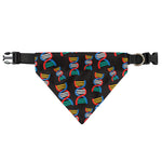 DNA Strands Pattern Print Over The Collar Dog Bandana