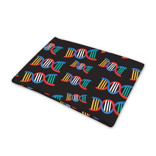 DNA Strands Pattern Print Pet Cooling Mat Cover