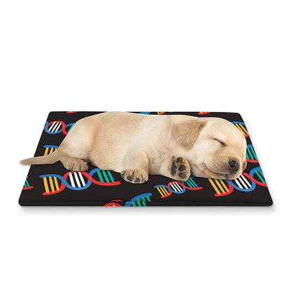 DNA Strands Pattern Print Pet Cooling Mat Cover