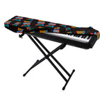 DNA Strands Pattern Print Piano Keyboard Cover