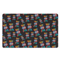 DNA Strands Pattern Print Polyester Doormat