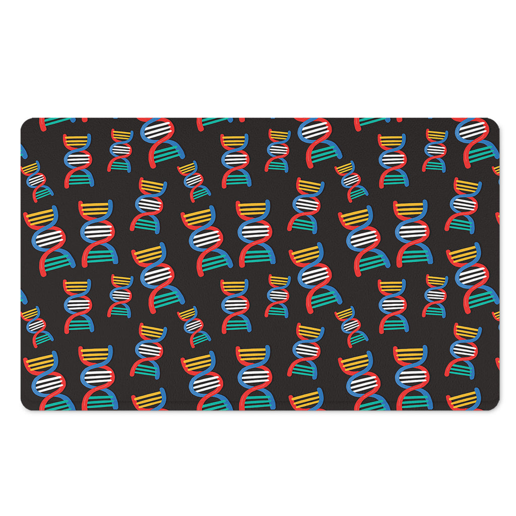 DNA Strands Pattern Print Polyester Doormat