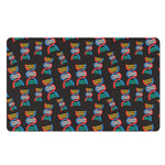 DNA Strands Pattern Print Polyester Doormat