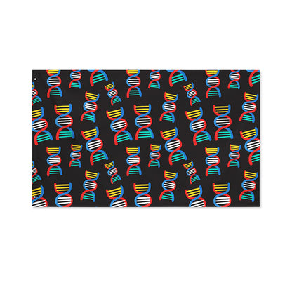 DNA Strands Pattern Print Polyester Flag