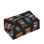 DNA Strands Pattern Print Rectangle Tissue Box Cover
