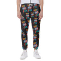 DNA Strands Pattern Print Joggers