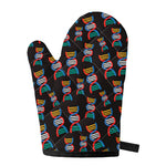 DNA Strands Pattern Print Single Oven Mitt