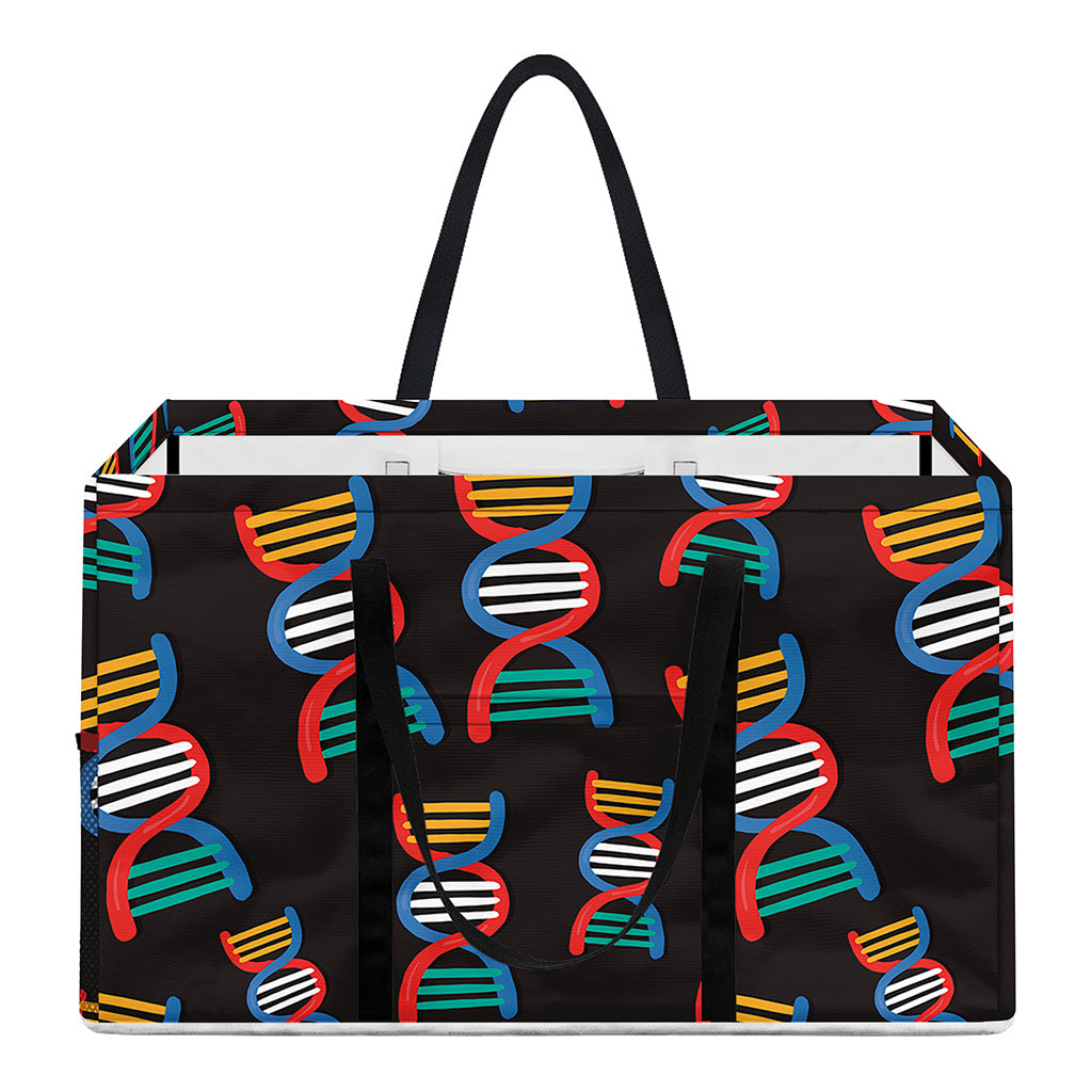 DNA Strands Pattern Print Utility Tote Bag