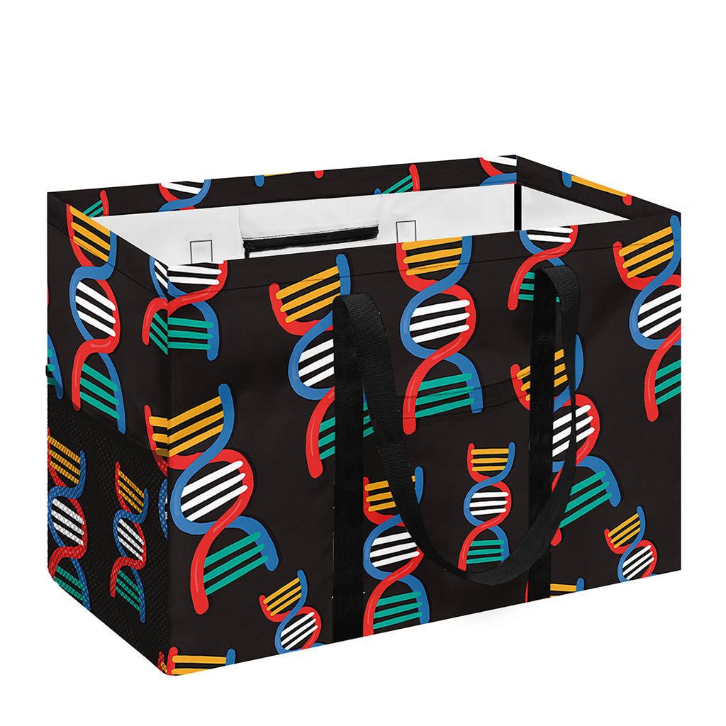DNA Strands Pattern Print Utility Tote Bag