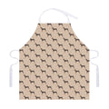Doberman Pinscher Pattern Print Adjustable Apron