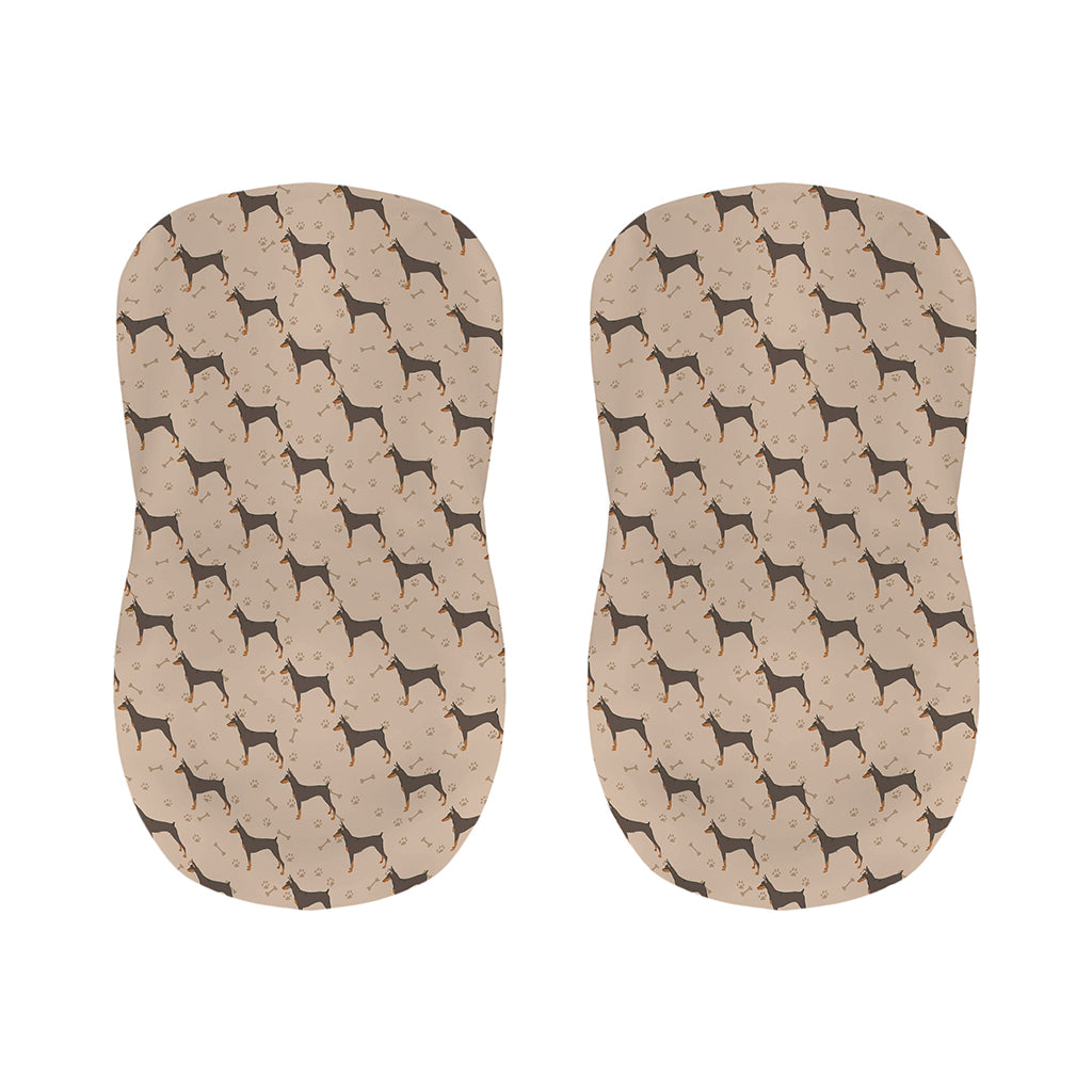 Doberman Pinscher Pattern Print Bar Stool Covers