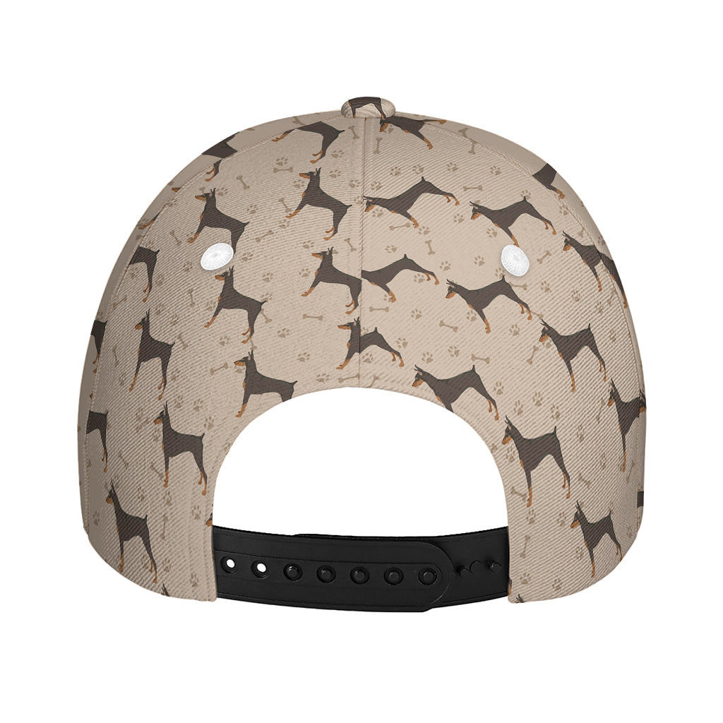 Doberman Pinscher Pattern Print Baseball Cap