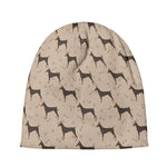 Doberman Pinscher Pattern Print Beanie