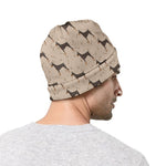 Doberman Pinscher Pattern Print Beanie