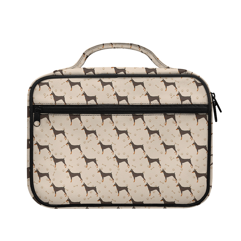 Doberman Pinscher Pattern Print Briefcase Bible Bag