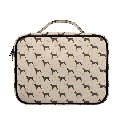 Doberman Pinscher Pattern Print Briefcase Bible Bag