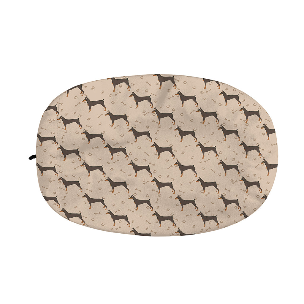 Doberman Pinscher Pattern Print Car Side Mirror Covers