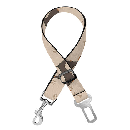 Doberman Pinscher Pattern Print Dog Seat Belt