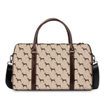 Doberman Pinscher Pattern Print Duffle Bag