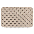 Doberman Pinscher Pattern Print Indoor Door Mat