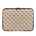Doberman Pinscher Pattern Print Laptop Sleeve