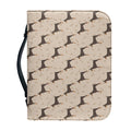 Doberman Pinscher Pattern Print Leather Bible Cover