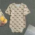 Doberman Pinscher Pattern Print Men's Bodysuit