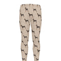 Doberman Pinscher Pattern Print Men's Leggings