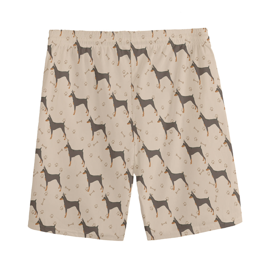 Doberman Pinscher Pattern Print Men's Sports Shorts