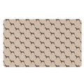 Doberman Pinscher Pattern Print Polyester Doormat