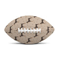 Doberman Pinscher Pattern Print Rugby Ball