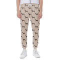 Doberman Pinscher Pattern Print Joggers