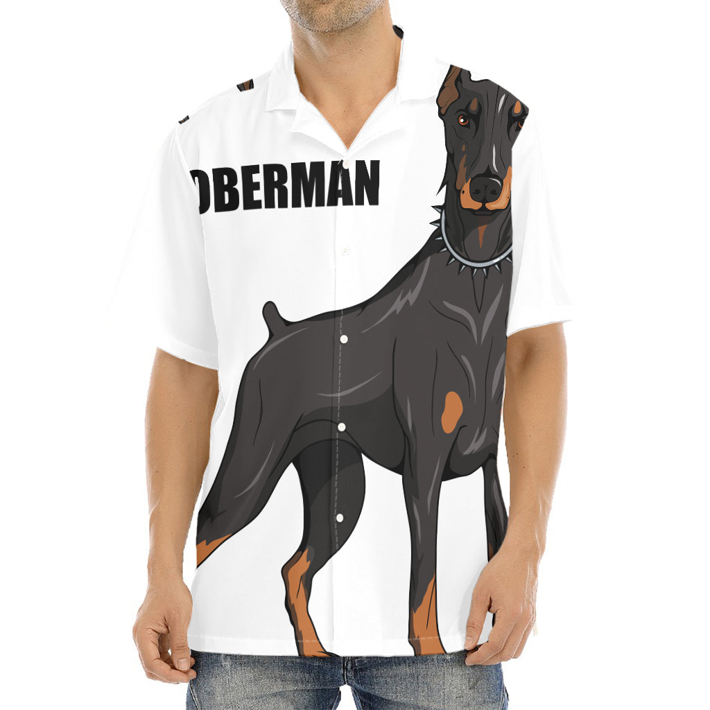 Doberman Pinscher Print Aloha Shirt