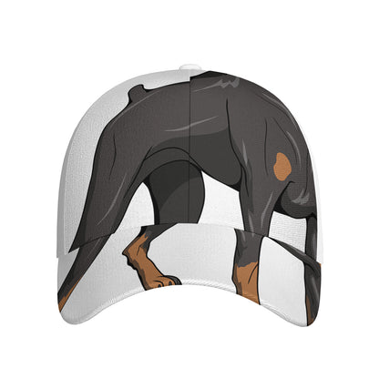Doberman Pinscher Print Baseball Cap