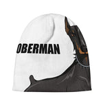 Doberman Pinscher Print Beanie