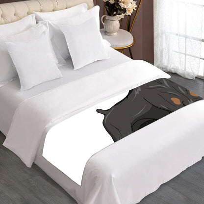 Doberman Pinscher Print Bed Runner