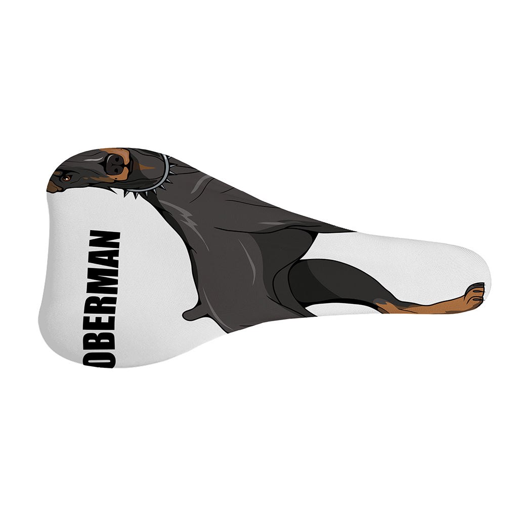 Doberman Pinscher Print Bicycle Seat Cover