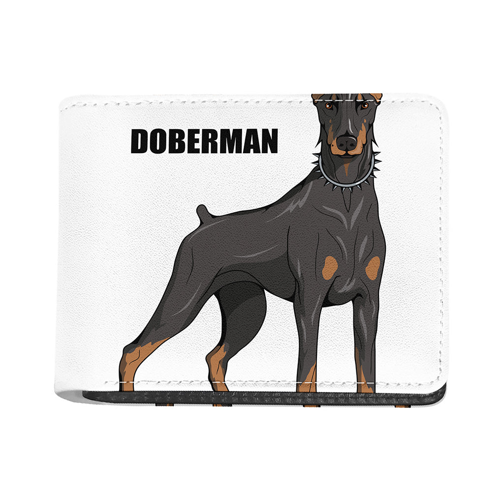 Doberman Pinscher Print Bifold Wallet