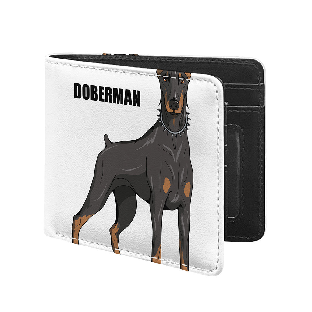 Doberman Pinscher Print Bifold Wallet
