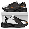 Doberman Pinscher Print Black Chunky Shoes