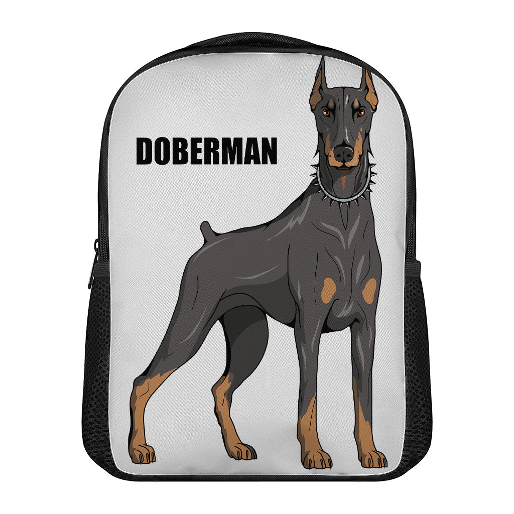 Doberman Pinscher Print Casual Backpack