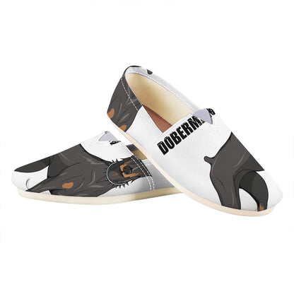 Doberman Pinscher Print Casual Shoes