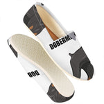 Doberman Pinscher Print Casual Shoes