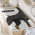 Doberman Pinscher Print Changing Pad Cover