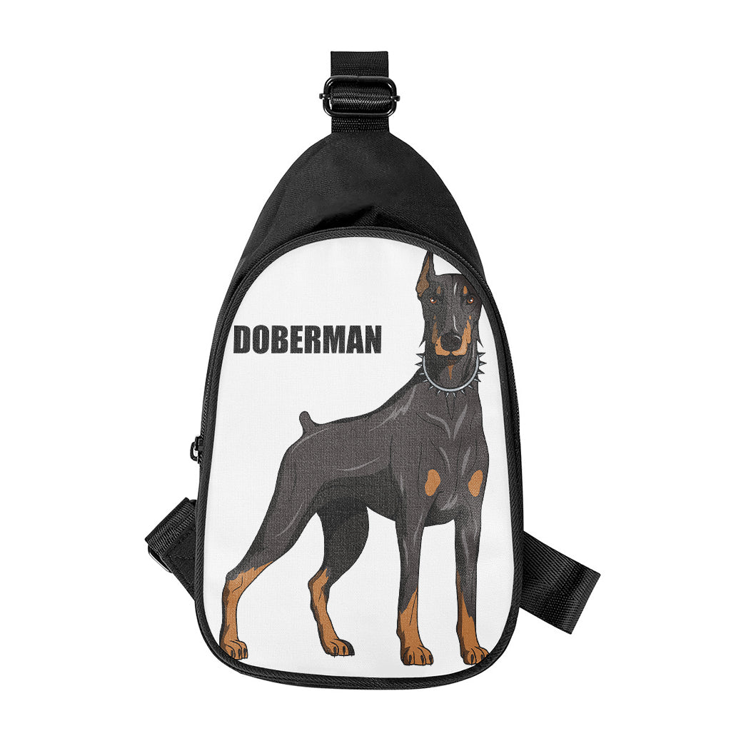 Doberman Pinscher Print Chest Bag