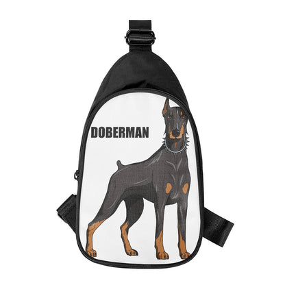 Doberman Pinscher Print Chest Bag